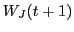 $\displaystyle W_{J}(t+1)$