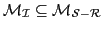 $ \cal{M_{I}} \subseteq \cal{M_{S-R}}$