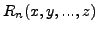 $R_{n}(x,y, ...,z)$