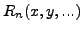 $R_{n}(x,y, ...)$